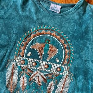 OVERSIZED TURQUOISE SHIRT